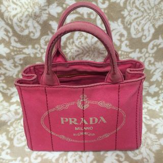 プラダ(PRADA)の沙織さま専用 PRADA カナパ Ｓ ピンク(ハンドバッグ)