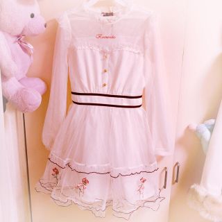 LIZ LISA♡星柄チュール刺繍ワンピ