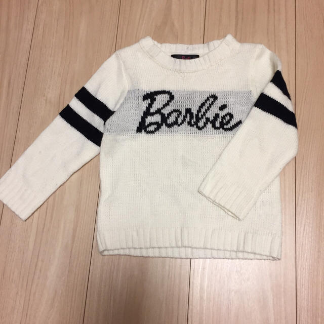 Barbie(バービー)のニット Barbie バービー 90 キッズ/ベビー/マタニティのキッズ服女の子用(90cm~)(ニット)の商品写真