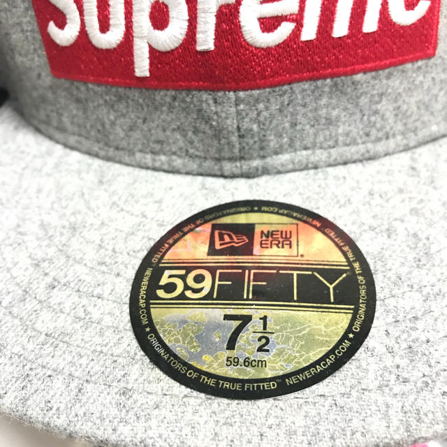 Supreme(シュプリーム)のSupreme Newera グレー キャップ キムタク ニューエラ 12ss メンズの帽子(キャップ)の商品写真