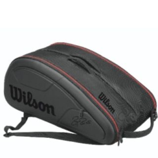 ウィルソン(wilson)の極美品 ウィルソン ラケットバッグ フェデラー  テニス WRZ832712(バッグ)