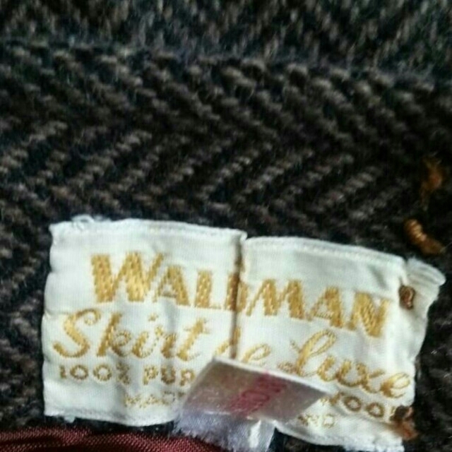 TOMORROWLAND(トゥモローランド)のWaldman wool100 ブラウン タイトスカート ロング レディースのスカート(ロングスカート)の商品写真