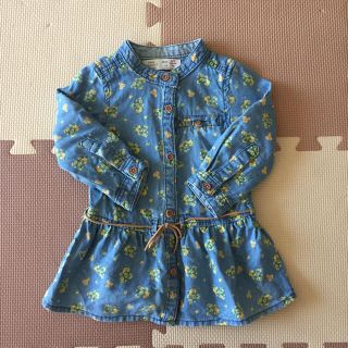 ザラキッズ(ZARA KIDS)のzara＊シャツワンピース(ワンピース)