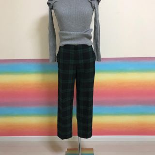 ユニクロ(UNIQLO)のチェックパンツ(カジュアルパンツ)