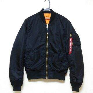 アルファインダストリーズ(ALPHA INDUSTRIES)の【ぽんぽん様専用】アルファ MA-1 スリムフィット【★人気のブラック★L★】(フライトジャケット)