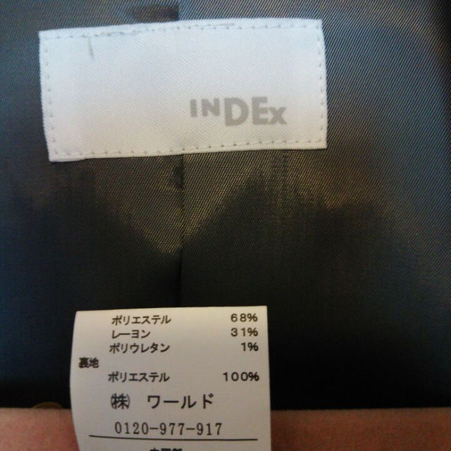 INDEX(インデックス)のわぁちゃん様専用   index ジャケット レディース L ブラック レディースのジャケット/アウター(テーラードジャケット)の商品写真