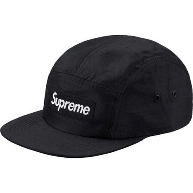 帽子Supreme シュプリーム キャップ - 黒