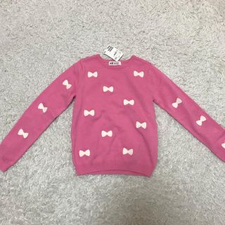 エイチアンドエム(H&M)の新品♡リボン柄ニット(ニット)