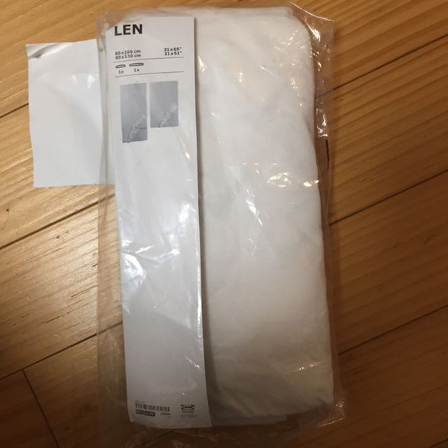 イケア IKEA LEN こども用ボックスシーツ 80x130 キッズ/ベビー/マタニティの寝具/家具(その他)の商品写真