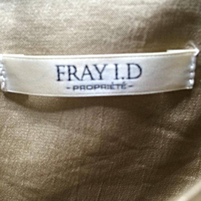 FRAY I.D(フレイアイディー)のFRAY I.D サテンコンビワンピース レディースのワンピース(ひざ丈ワンピース)の商品写真