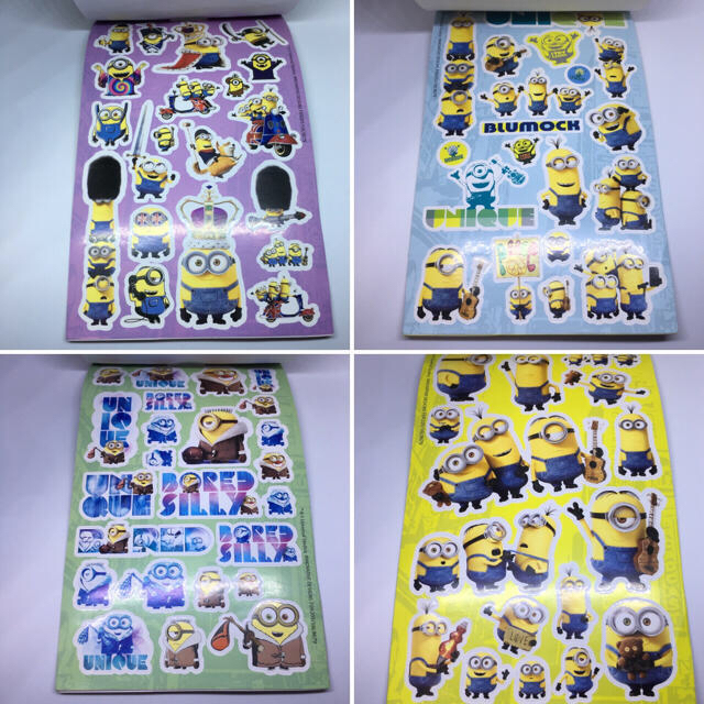 minions☺︎ステッカーBOOK インテリア/住まい/日用品の文房具(シール)の商品写真