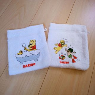 rumiさん専用☆HARIBO バスミトン 2pcセット(タオル/バス用品)