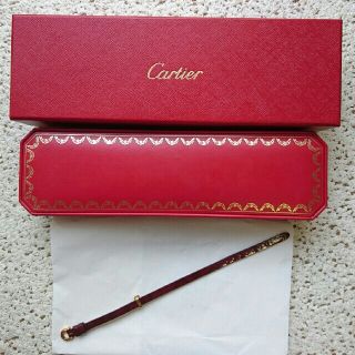 カルティエ(Cartier)のカルティエ レザーブレスレット(ブレスレット/バングル)