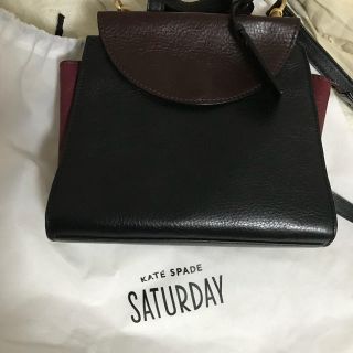 ケイトスペードサタデー(KATE SPADE SATURDAY)の美品katespade saturday サタデー本革バイカラーショルダーバッグ(ショルダーバッグ)