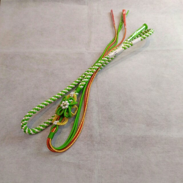 帯締め oo430 振袖用 正絹 帯〆 手組み 新品 送料込み 和装小物
