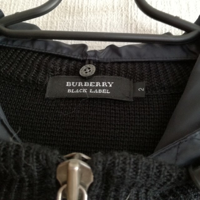 BURBERRY BLACK LABEL(バーバリーブラックレーベル)の更に再値下げしました❗❗バーバリーブラックレーベル　ニットパーカー メンズのトップス(ニット/セーター)の商品写真