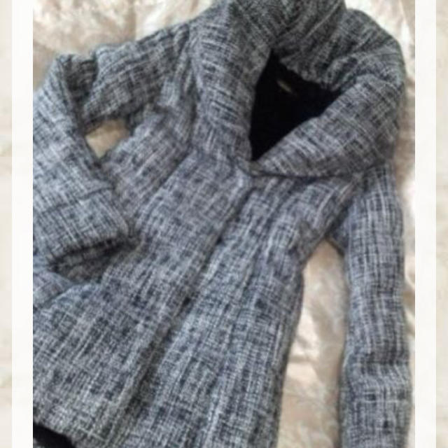 rienda(リエンダ)のリエンダ  ツイードダウンコート レディースのジャケット/アウター(ダウンコート)の商品写真