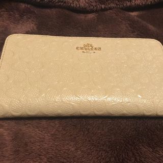 コーチ(COACH)のCOACH 長財布 プラチナムベージュ (長財布)