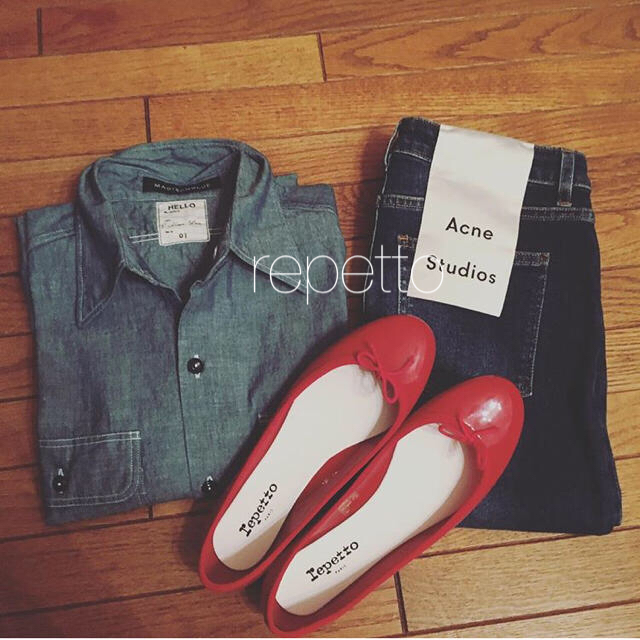 repetto(レペット)の新品未使用品、定価22680円、repetto / レペット レインシューズ  レディースの靴/シューズ(バレエシューズ)の商品写真