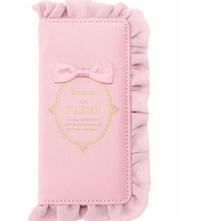 メゾンドフルール(Maison de FLEUR)の新品メゾンドフルールスマホケースiPhone7☆ピンク(ショルダーバッグ)