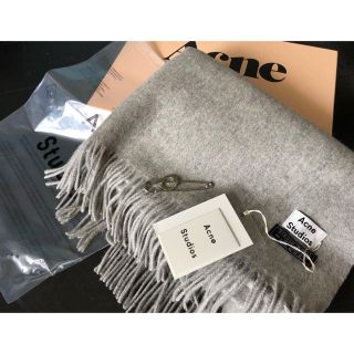 アクネ(ACNE)のAcne studios マフラー ライトグレー(マフラー/ショール)