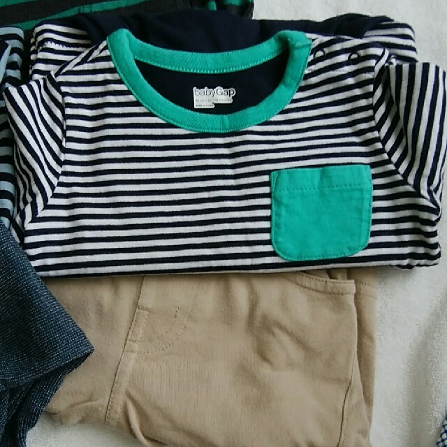 babyGAP(ベビーギャップ)のあき様6点おまとめ　長袖Tシャツ×2他 キッズ/ベビー/マタニティのキッズ服男の子用(90cm~)(Tシャツ/カットソー)の商品写真