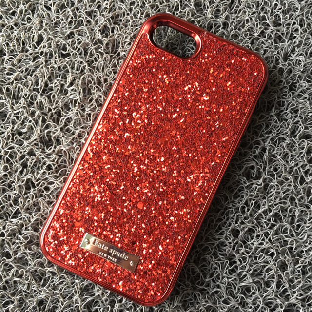 Kate Spade New York Iphone7 8 レッド キラキラ 赤 ケイトスペードの通販 By F ケイトスペードニューヨークならラクマ