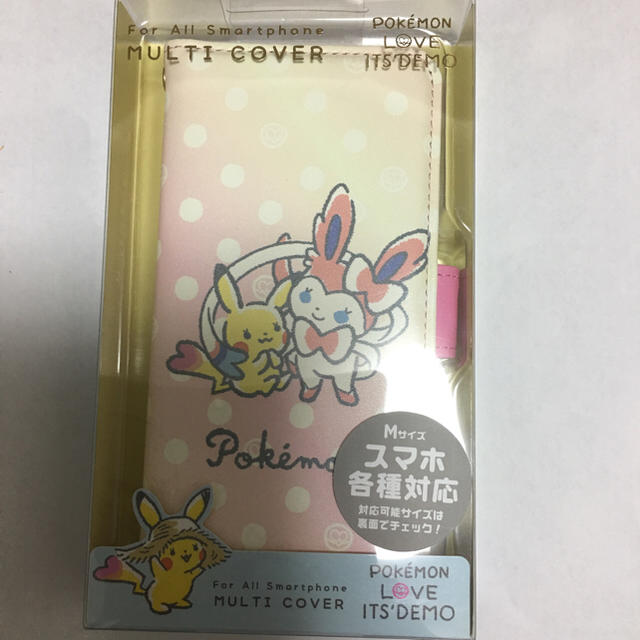 ITS'DEMO(イッツデモ)の新品未開封！ ITS'DEMO イッツデモ ポケモン スマホケース カバー スマホ/家電/カメラのスマホアクセサリー(モバイルケース/カバー)の商品写真