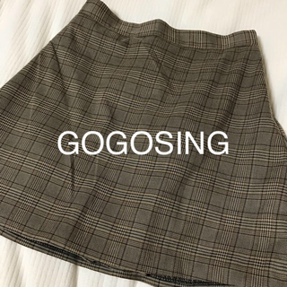 ゴゴシング(GOGOSING)のGOGOSING＊Aラインチェックスカート(ミニスカート)