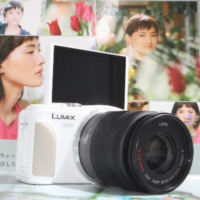 ❤️Wi-Fi＆自撮り自由自在❤️LUMIX GF6 ホワイト❤️