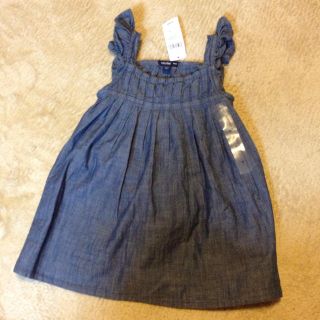 ギャップ(GAP)のBabyGAPデニムワンピース★新品70(その他)