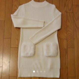 プロポーションボディドレッシング(PROPORTION BODY DRESSING)の値下げ！ニットワンピース(ミニワンピース)