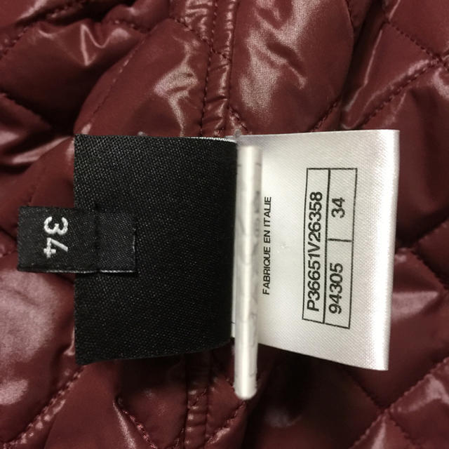 最終値下げ CHANEL 34 シャネルフード付きマトラッセジャンパー CHANEL