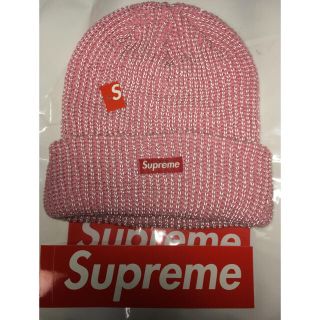 シュプリーム(Supreme)のシュプリーム ビーニー ピンク(ニット帽/ビーニー)