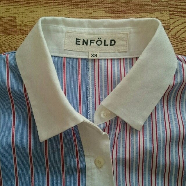 enfold ストライプシャツワンピース 3
