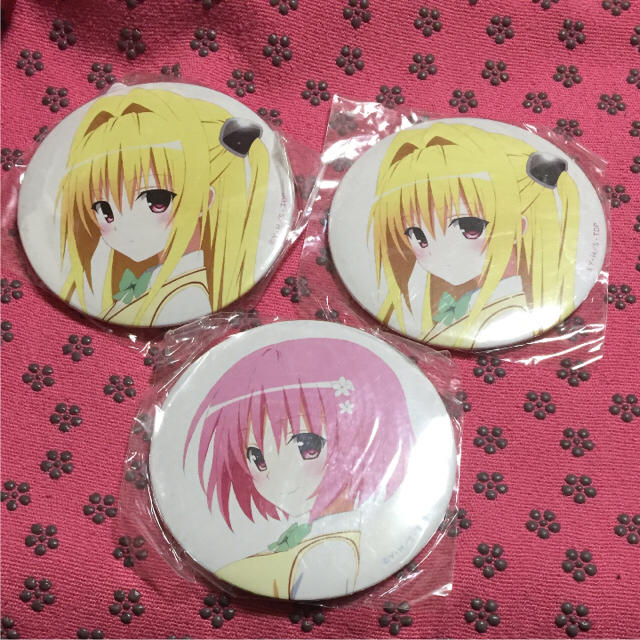 缶バッジ トラブル to loveる 金色の闇 モモ 3個set ヤミの通販 缶バッジ トラブル to loveる 金色の闇 モモ 3個set ヤミの通販