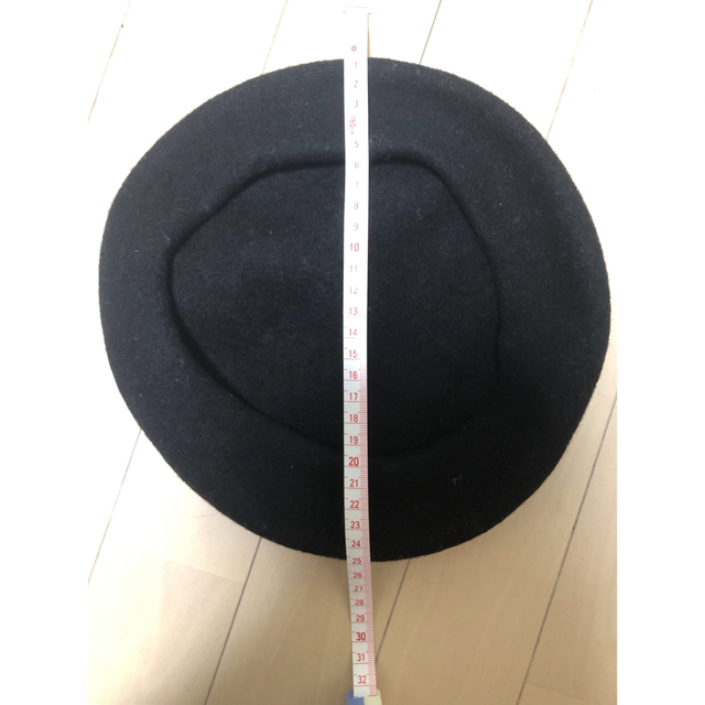 ベレー帽  黒 レディースの帽子(ハンチング/ベレー帽)の商品写真