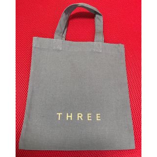 スリー(THREE)のTHREE ノベルティ 布トートバッグ(エコバッグ)