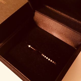 ココシュニック(COCOSHNIK)のCoffret a Bijoux K18 ダイヤモンド リング(リング(指輪))