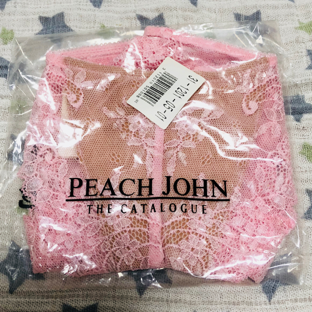 PEACH JOHN(ピーチジョン)の新品未使用PJピーチジョンレースパンティピンク レディースの下着/アンダーウェア(ショーツ)の商品写真