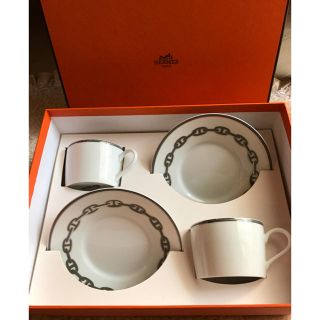 エルメス(Hermes)の新品☆【HERMES】ペアティーカップ&ソーサー(食器)