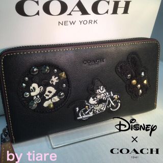 コーチ(COACH)の限定セール❣️新品コーチ×ディズニー長財布F59340ブラック ミッキー(財布)