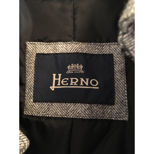 HERNO(ヘルノ)の【値下げ】HERNO ウールチェスターコート 46 メンズのジャケット/アウター(チェスターコート)の商品写真