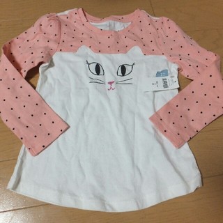ベビーギャップ(babyGAP)のGAP ♡ ねこちゃんロンT 新品♡(Tシャツ/カットソー)