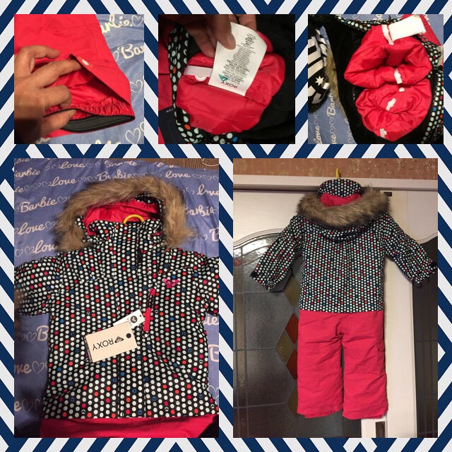 Roxy(ロキシー)のロキシー★スノーウェア★size100 キッズ/ベビー/マタニティのキッズ服女の子用(90cm~)(その他)の商品写真