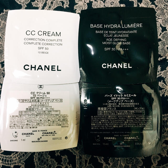 CHANEL(シャネル)の【CHANEL】シャネル＊CCクリーム＊バーズ イドゥラ ルミエール＊ルブラン コスメ/美容のベースメイク/化粧品(化粧下地)の商品写真