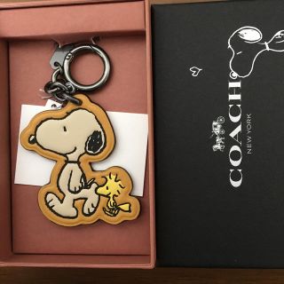 新品未使用 COACH スヌーピー バッグチャーム ウッドストック