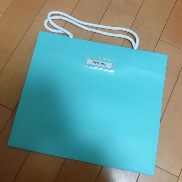 miumiu(ミュウミュウ)のmiumiu 紙袋 レディースのバッグ(ショップ袋)の商品写真