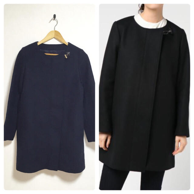 美品 a.p.c アーペーセー Minimalist Coat ノーカラーコート