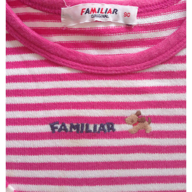 familiar(ファミリア)のfamiliar カットソー キッズ/ベビー/マタニティのキッズ服女の子用(90cm~)(Tシャツ/カットソー)の商品写真